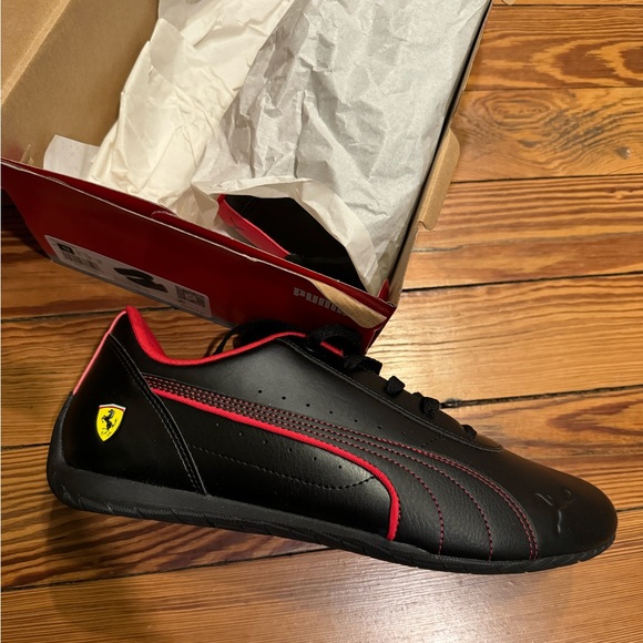 Puma for Ferrari Neo Cat trainers in black - Picture 4 of 8
